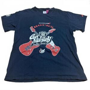 Dodge Rockin Gas Monkey Garage Dallas Texas Graphic Tee Black Large